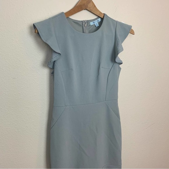 She + Sky Mini Dress - Picture 3 of 8